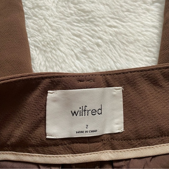 WILFRED | Brown front tie dress pants - Picture 10 of 14